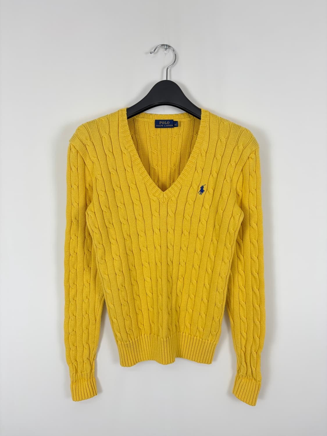 a21) 폴로랄프로렌 꽈배기 브이넥 니트 상품이미지1