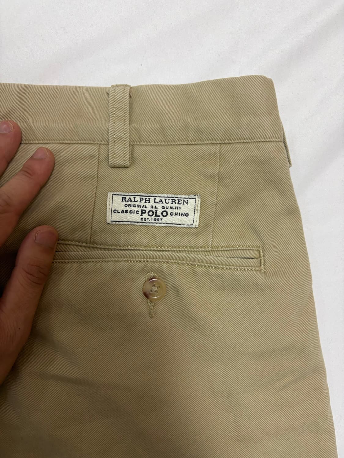 34inch) 폴로 랄프로렌 베이지 클래식 치노팬츠 면바지 상품이미지4