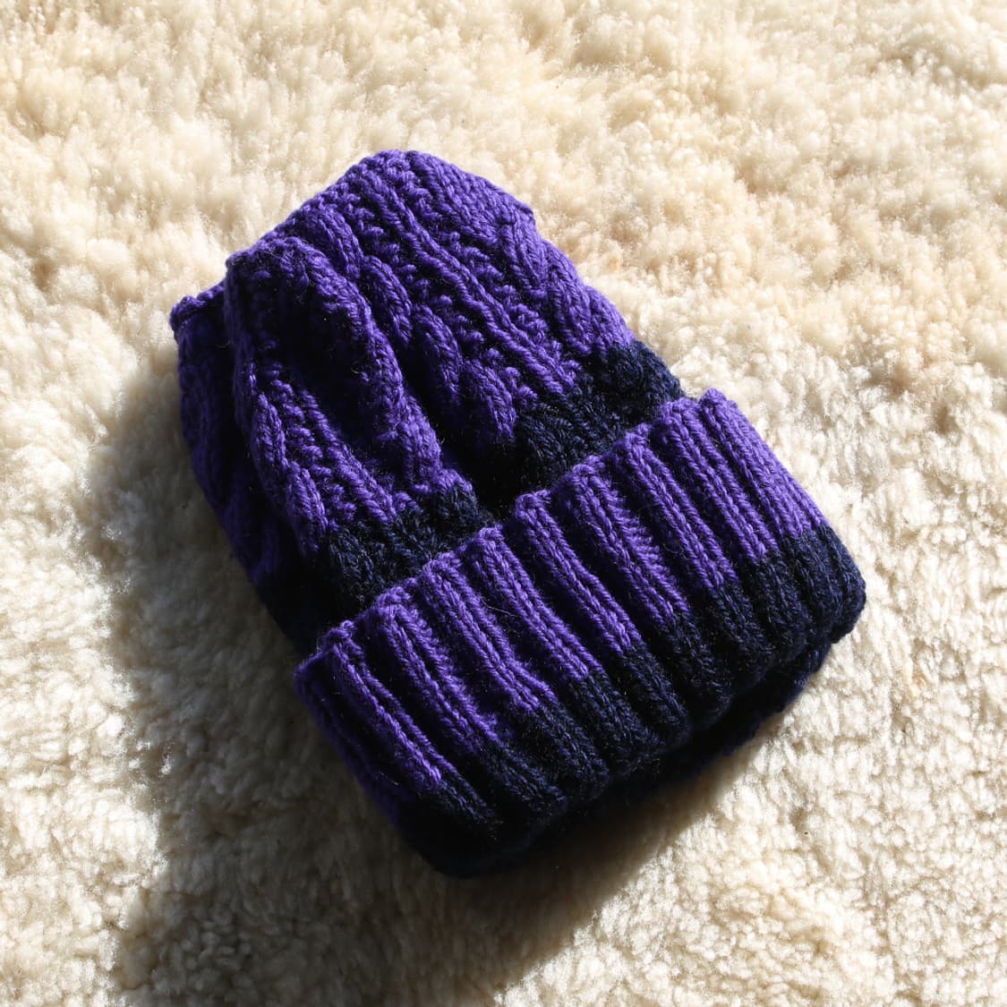 (착용컷) 니트 비니  상품이미지1