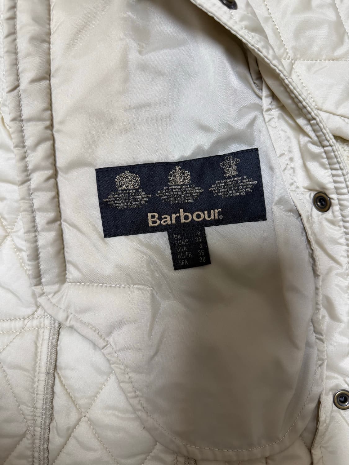 바버 퀄팅 패딩 자켓 상품이미지5