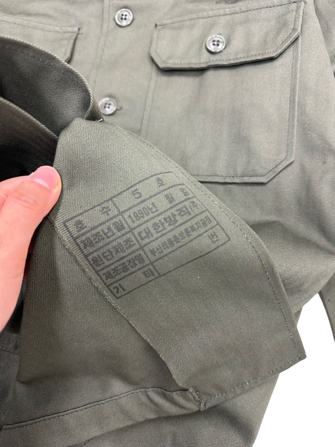 90s 한국군 퍼티그셔츠 (5) 상품이미지8