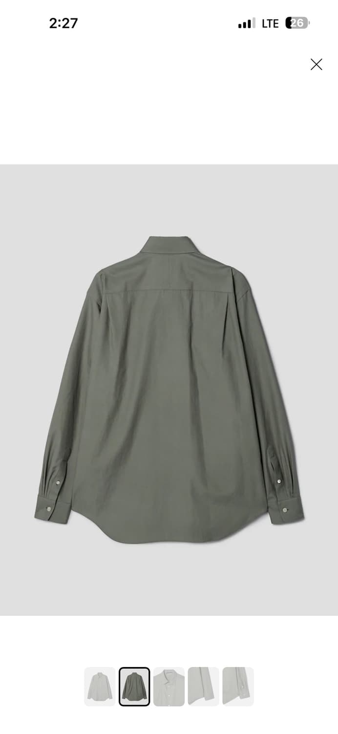 26ss AURALEE Washed Finx Twill Shirt [4] 상품이미지2