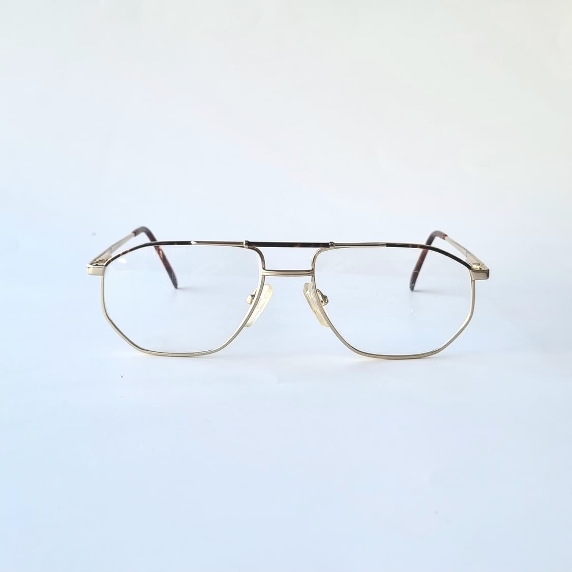 데드스탁 빈티지 헥사곤 더블 브릿지 안경테 756 상품이미지1