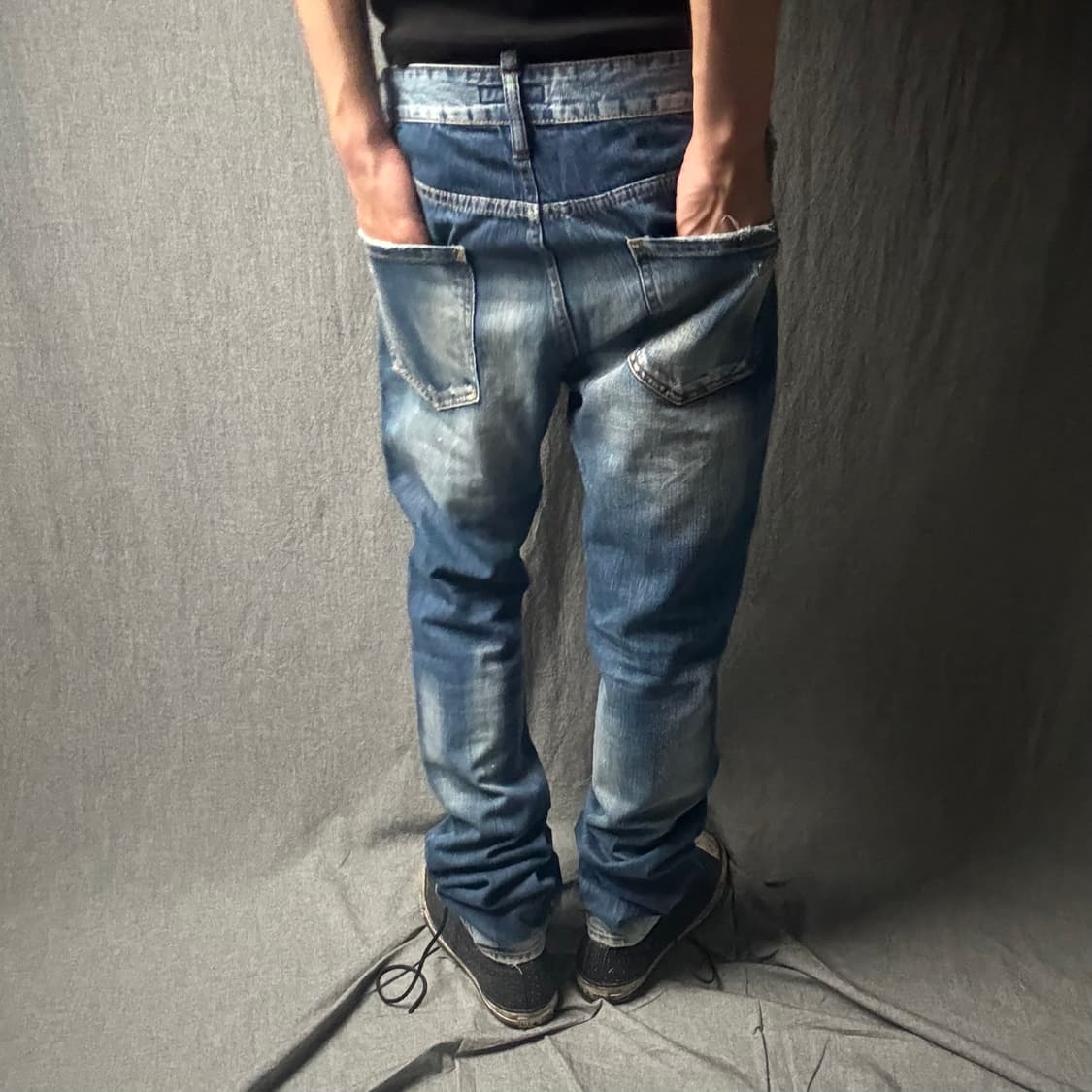 디스퀘어드 데미지 슬림진 상품이미지3