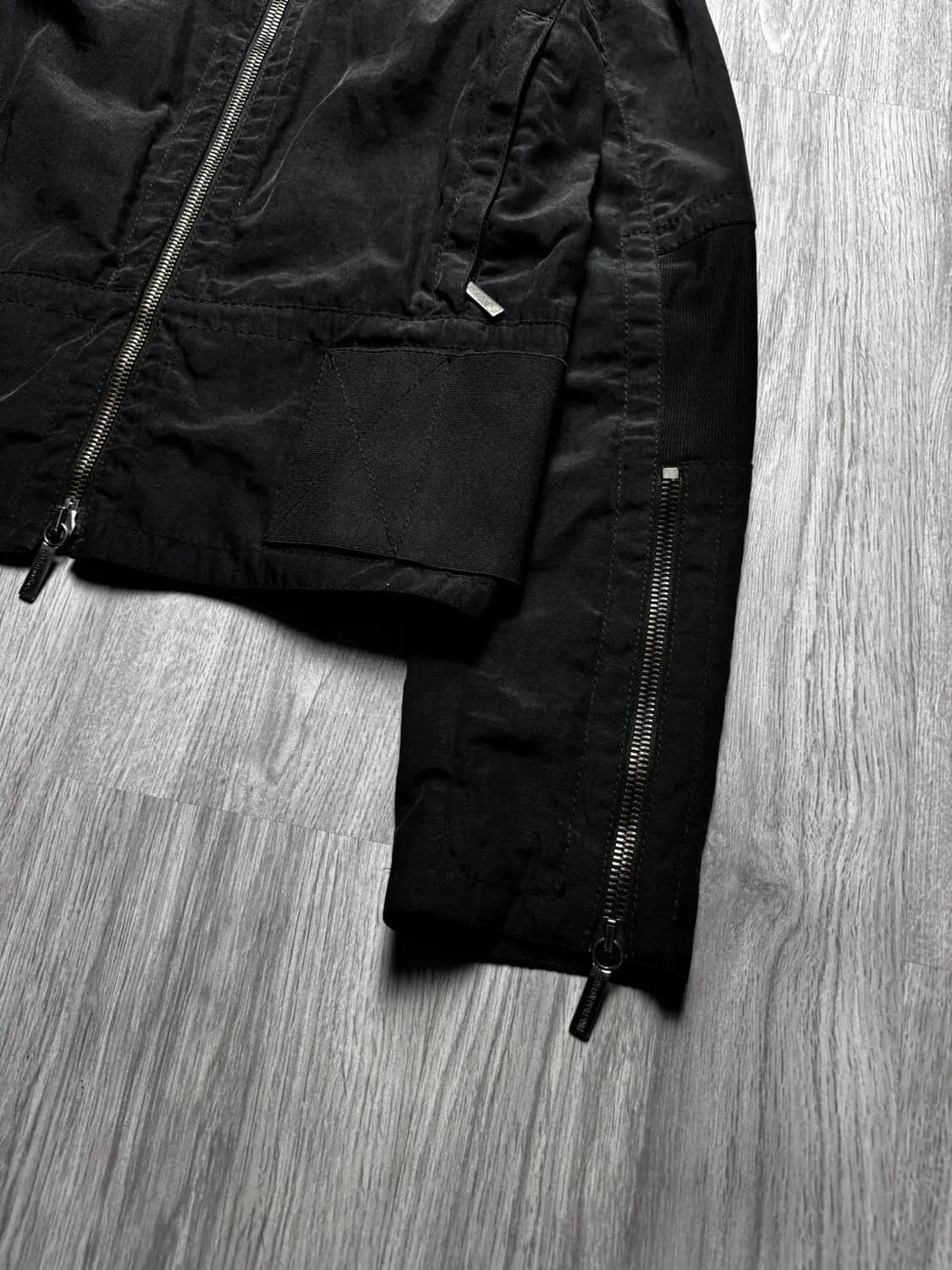 Dirk Bikkembergs cropped moto jacket 상품이미지3