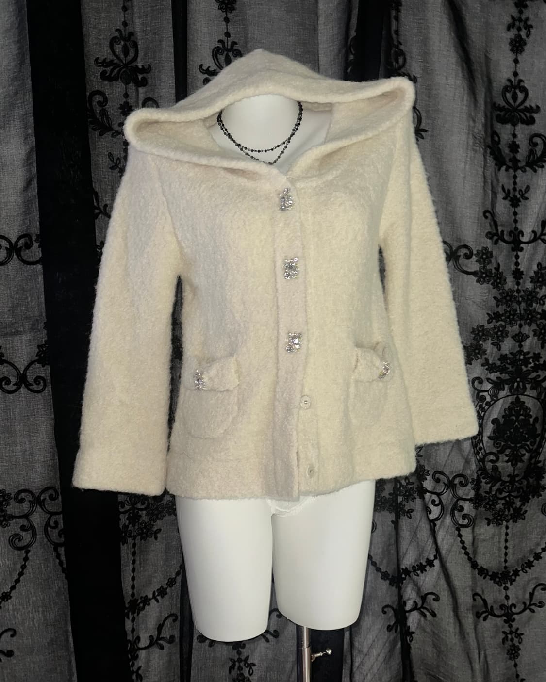 Ivory Lovely Knit Outerwear 상품이미지1