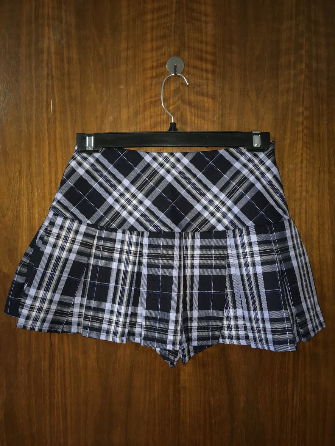 Srrybabe 체크 플리츠 스커트 팬츠 상품이미지5