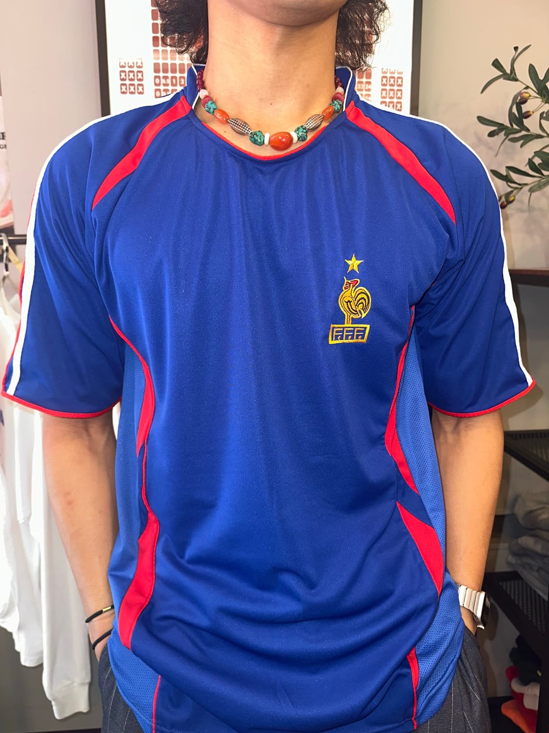 00’s France retrofit Home Uniform Jersey 상품이미지3