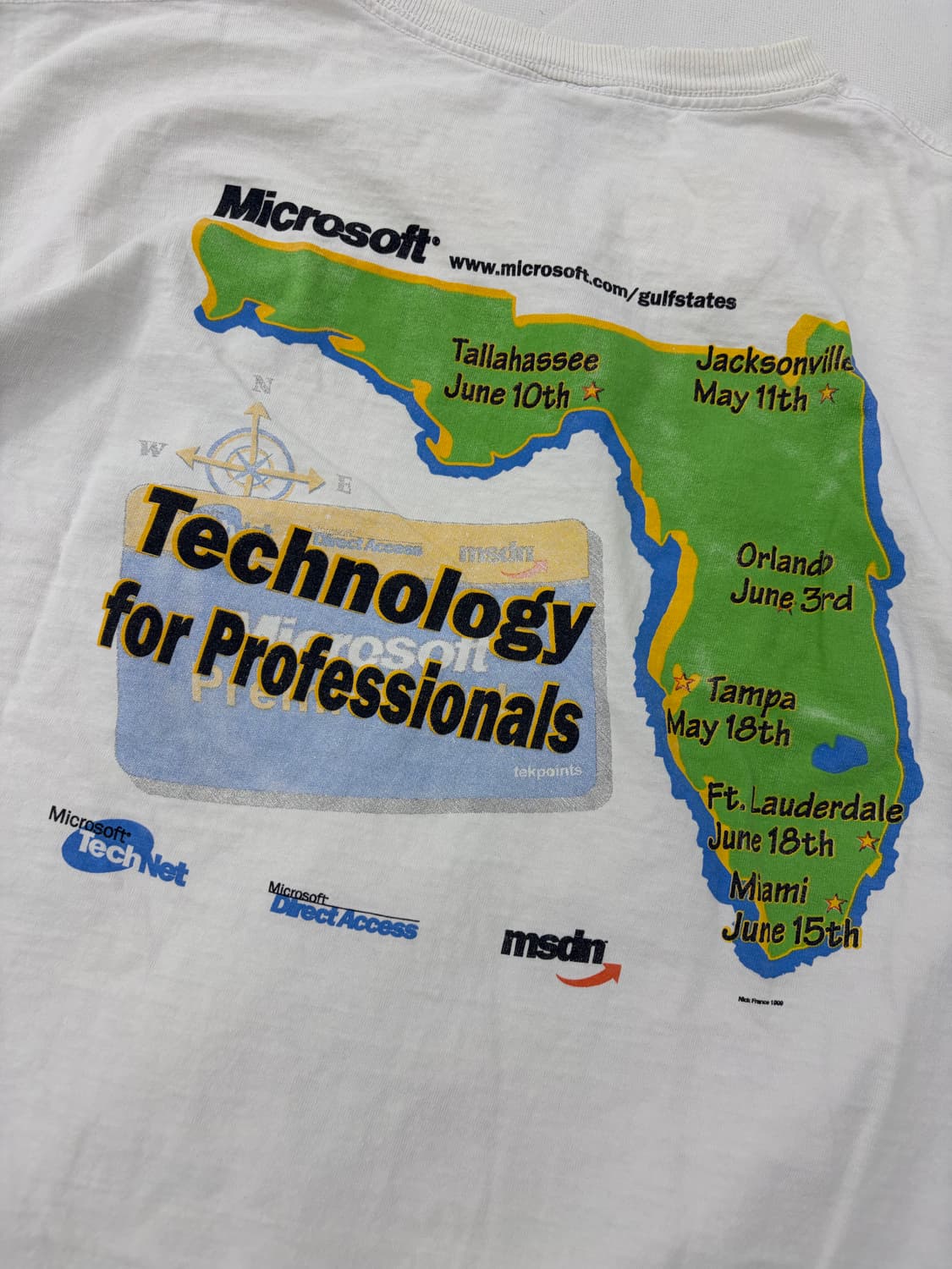 90s Microsoft Premier Club Tee (white) 상품이미지6
