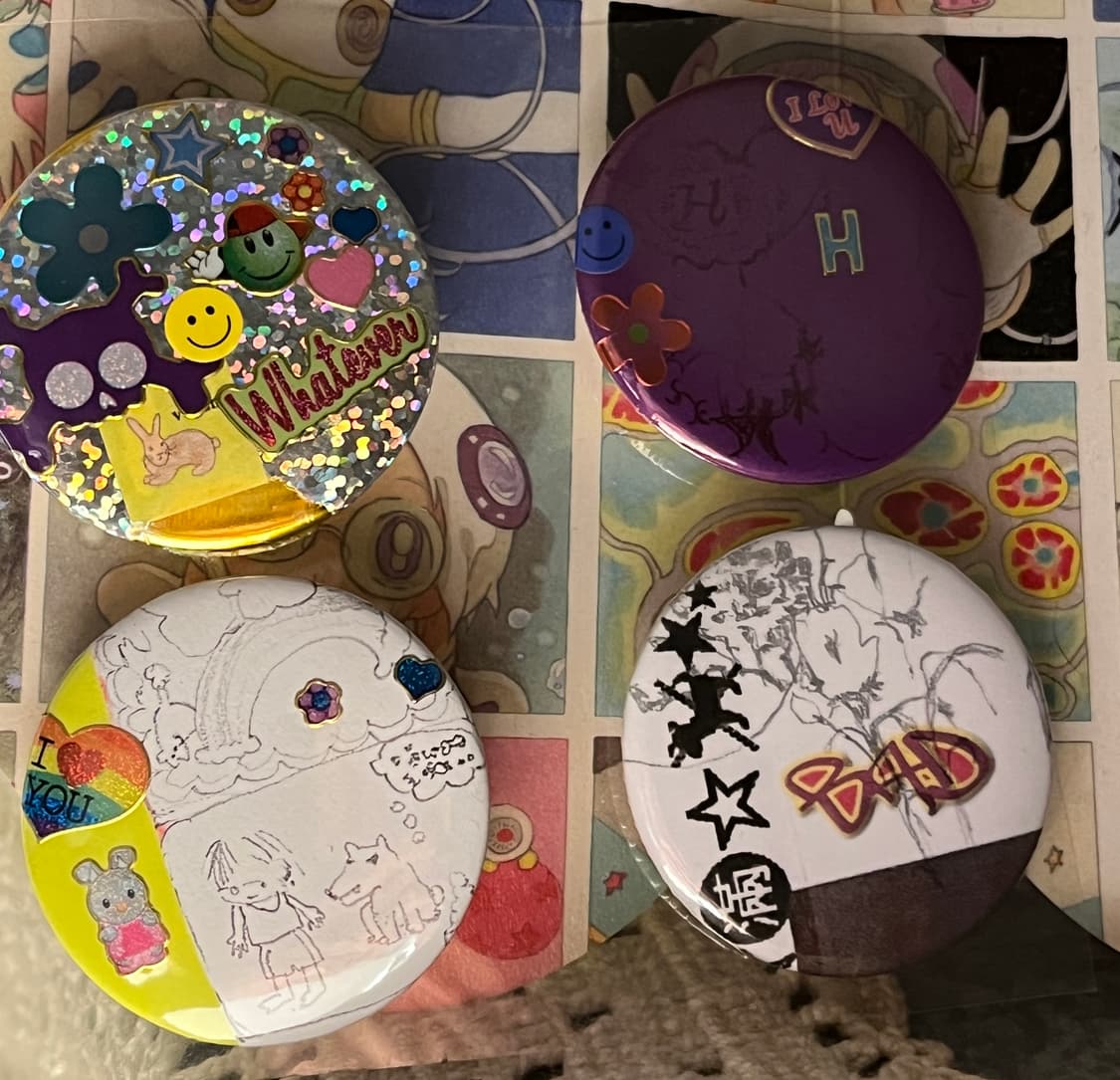 뱃지 핀버튼 브로치 {4ḙᾰ-1ṧḙт} 상품이미지4