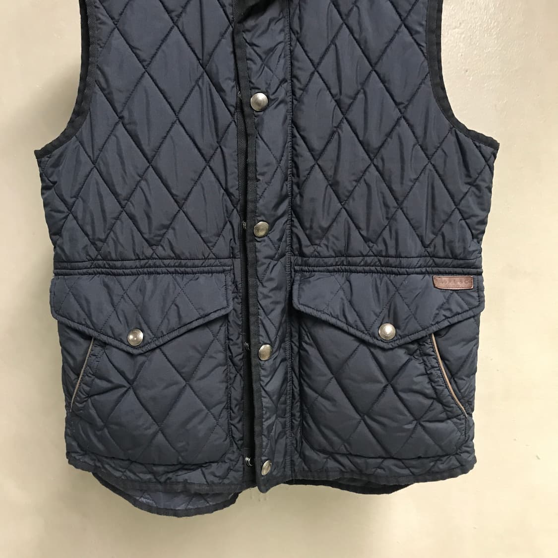 폴로 랄프로렌 퀄팅 베스트 네이비 S 상품이미지3