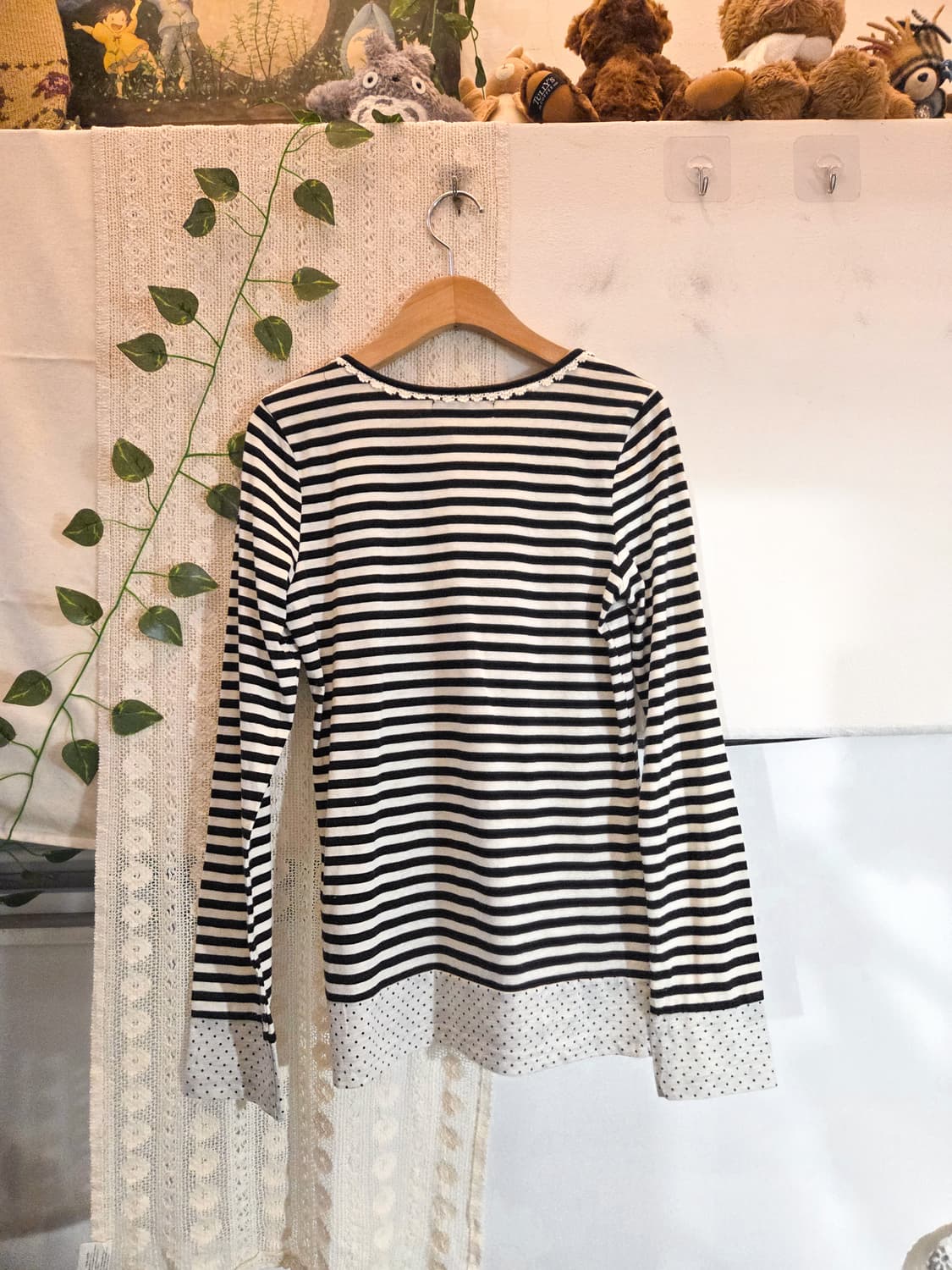 OLIVE DES OLIVE 소매 포인트 슬리브 상품이미지4