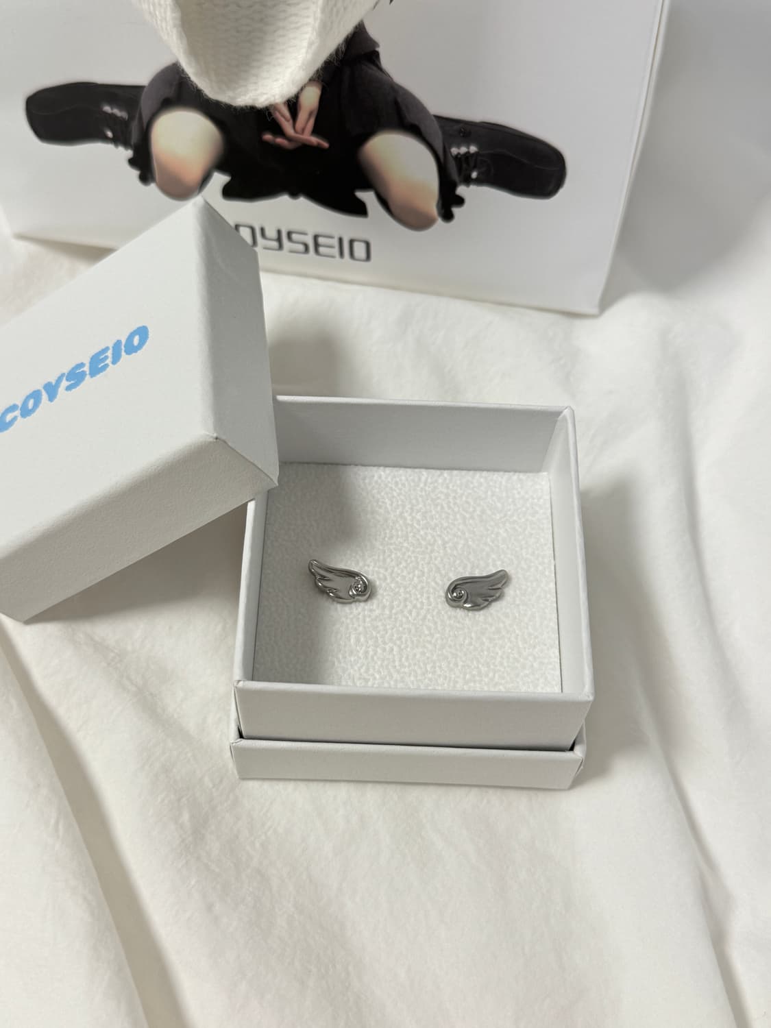 코이세이오 날개 귀걸이 coyseio  상품이미지2
