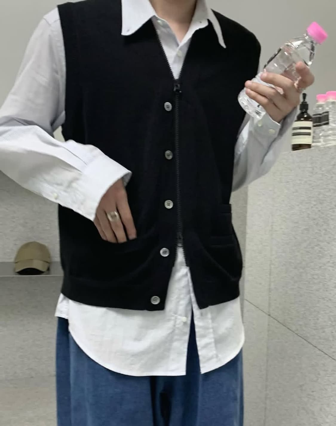 3) 해칭룸 full zip knit vest 상품이미지7