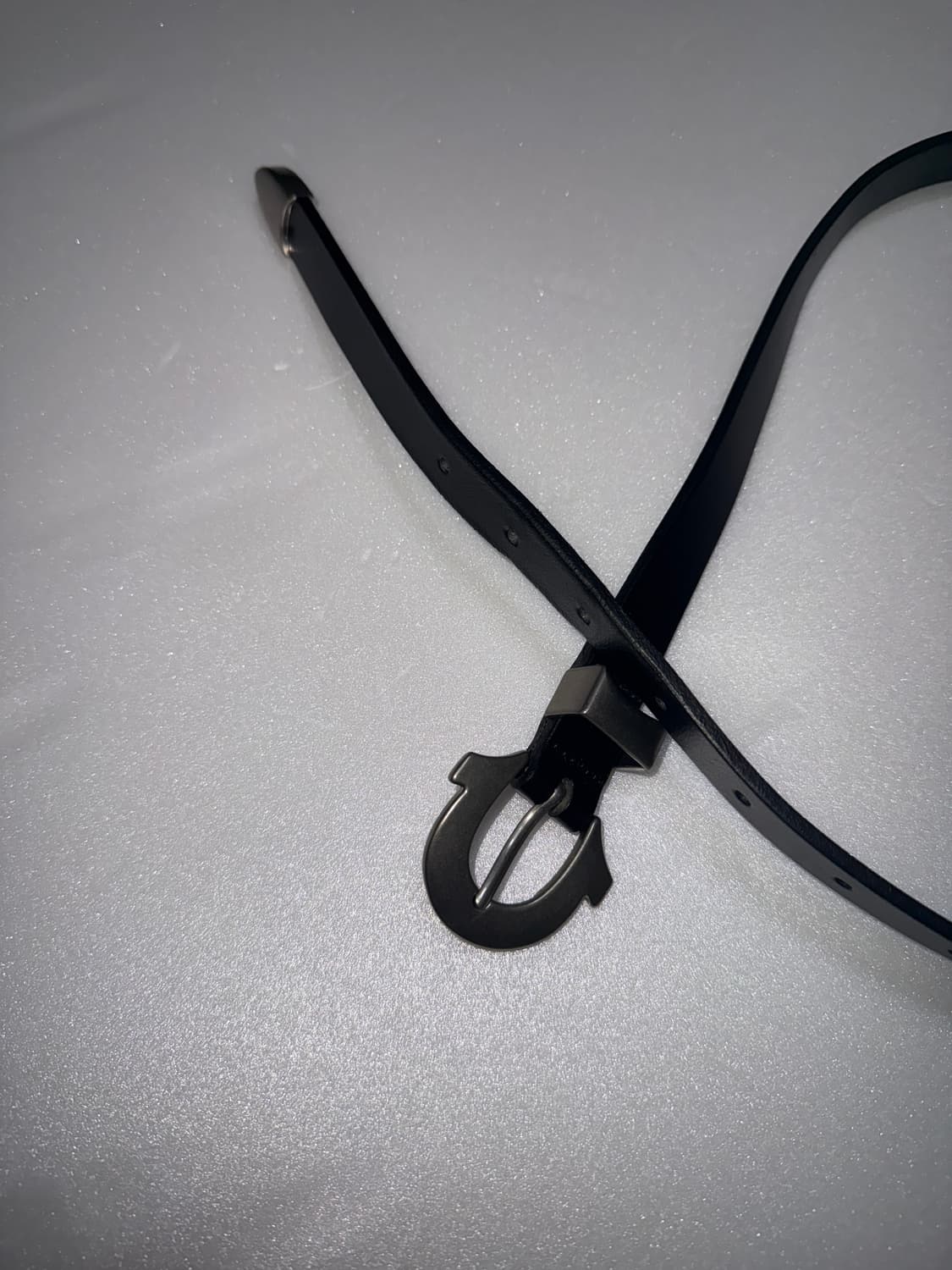 트루릴리젼 홀슈 레더 벨트 블랙 (1.2) 상품이미지3