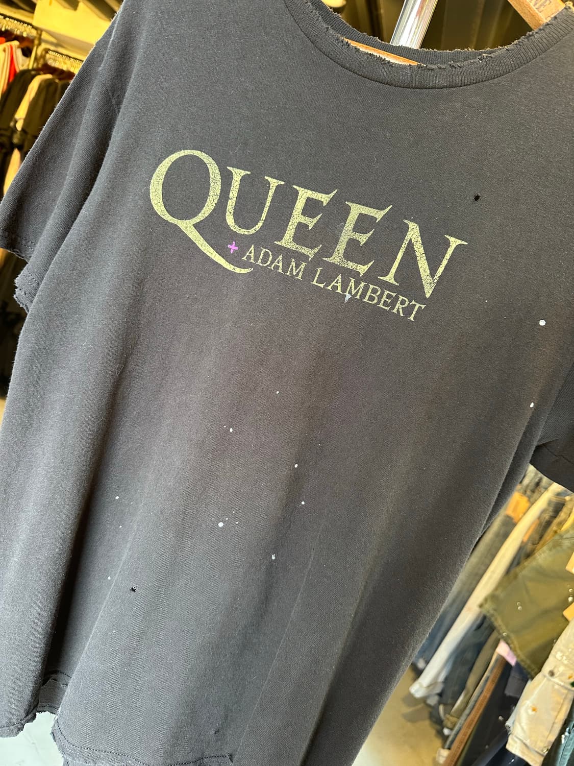 퀸 Queen 락밴드 투어 2019 페인팅 티셔츠 상품이미지4