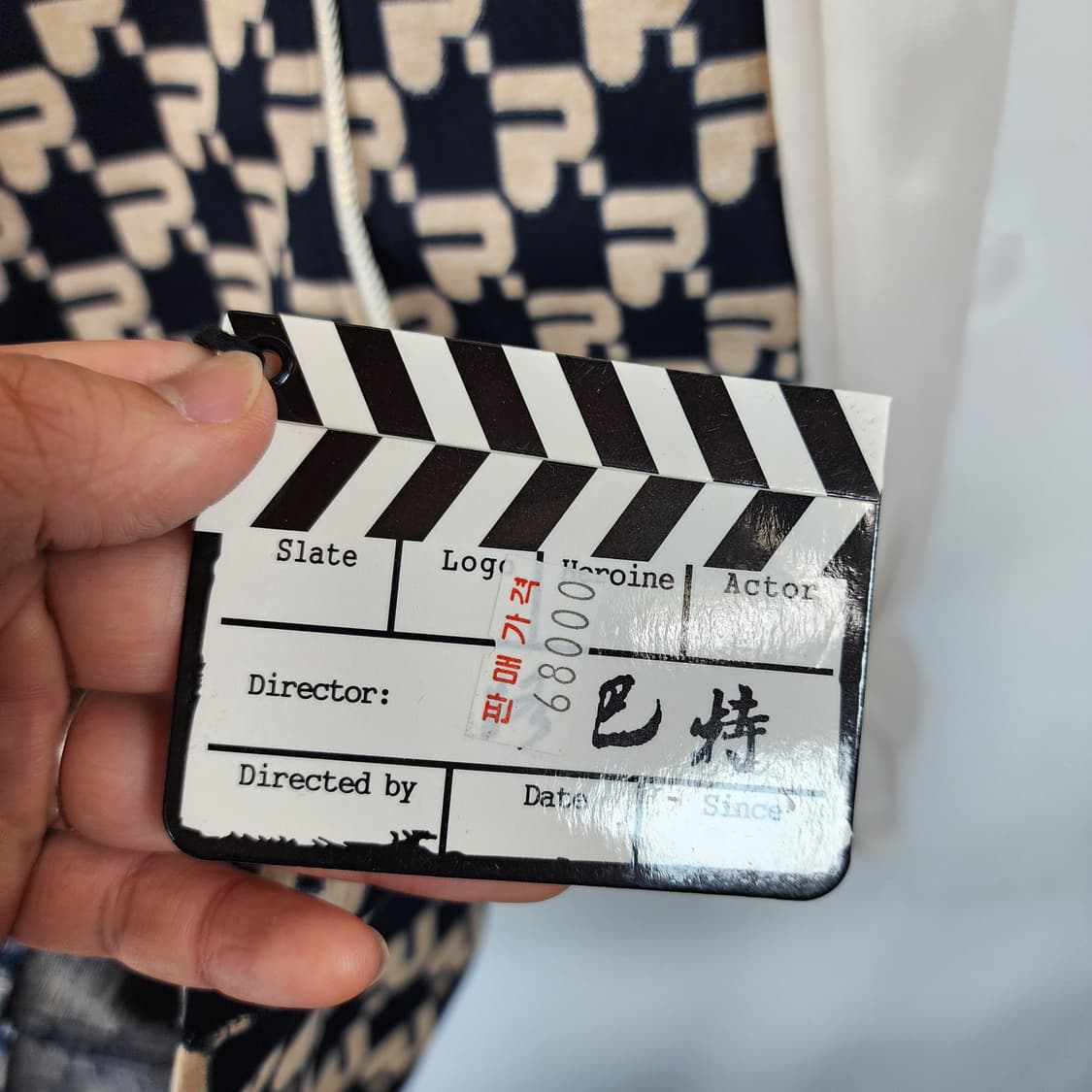 패턴 리본 블라우스 레이어드 원피스 상품이미지5