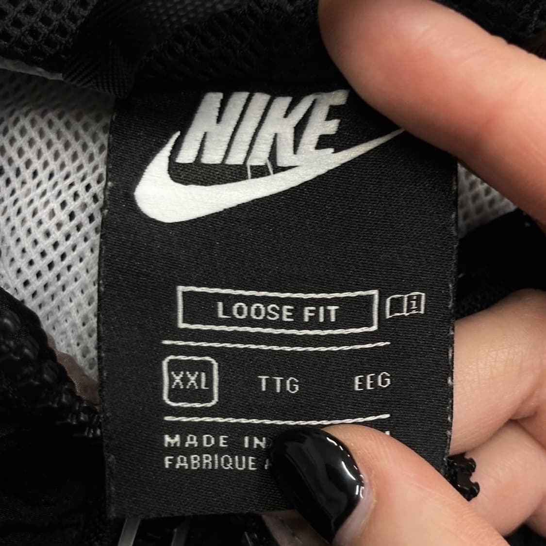 Nike 나이키 신형 더블 스우시 빅로고 핑크쿼츠 블랙 상품이미지8