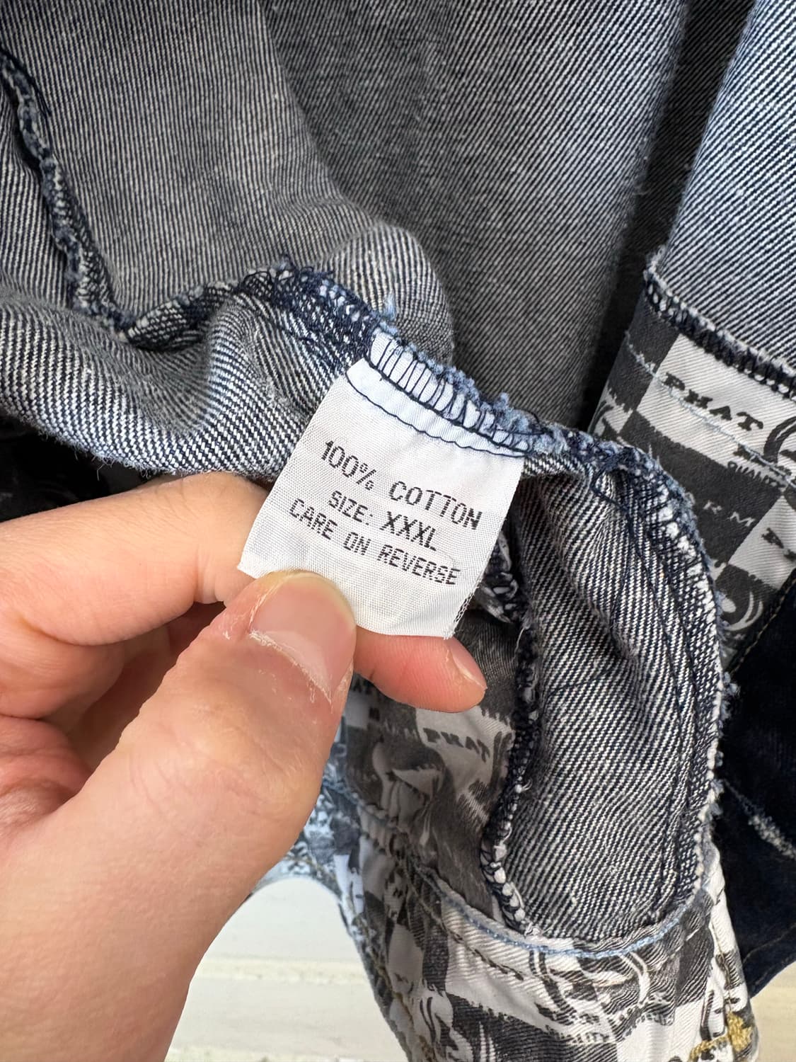 팻팜 90s 올드스쿨 올드스쿨 프린팅 빅 트러커 자켓 상품이미지9