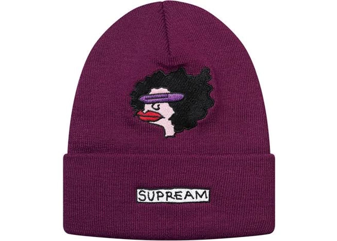 슈프림 곤즈 램 비니 플럼 상품이미지2