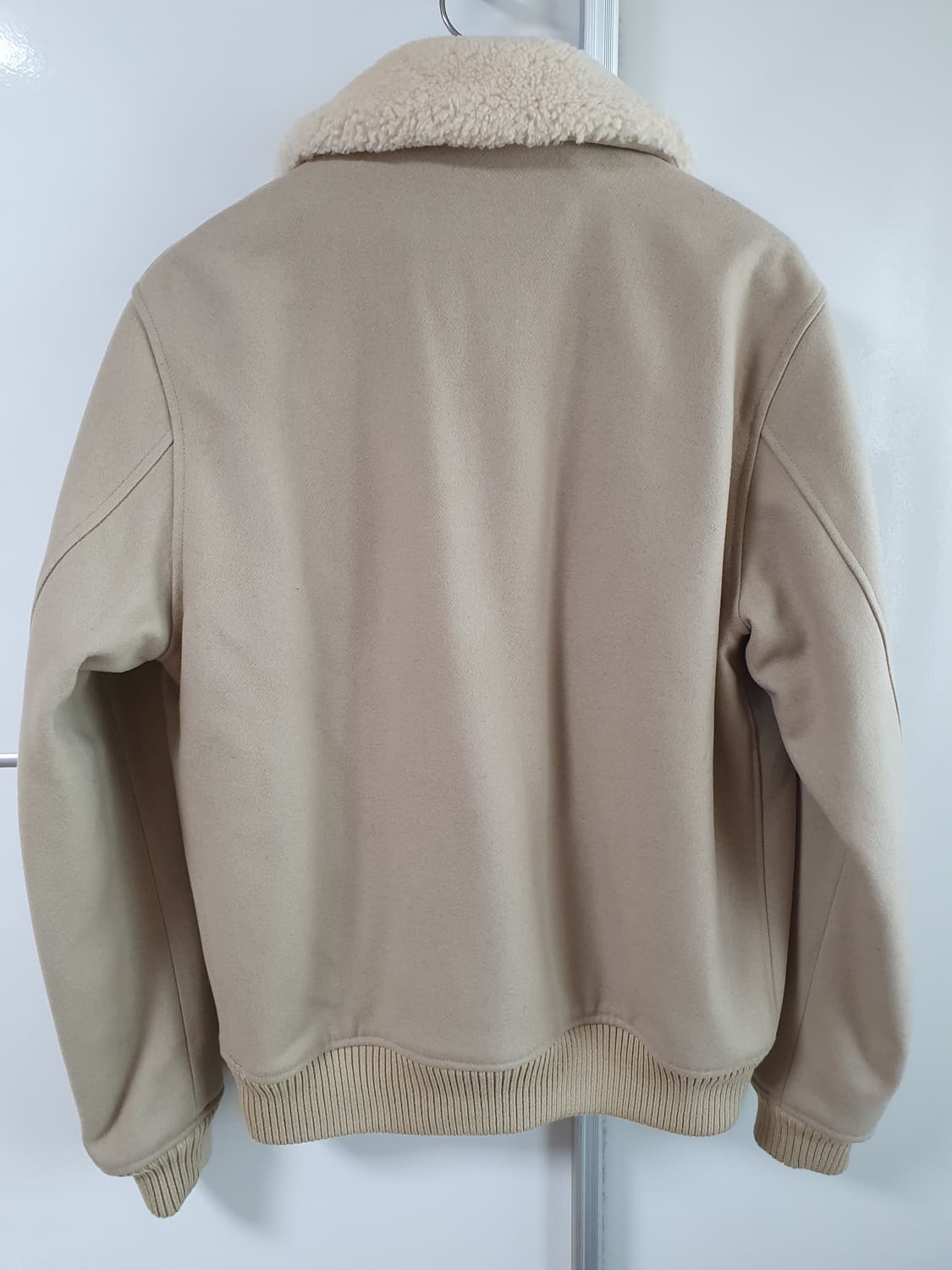 (S) 산드로 옴므 양털 시어링 에비에이터 자켓 상품이미지2