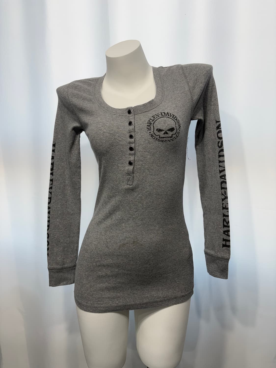 🎸Harley Davidson 그레이 프린팅 롱슬리브🎸 상품이미지6