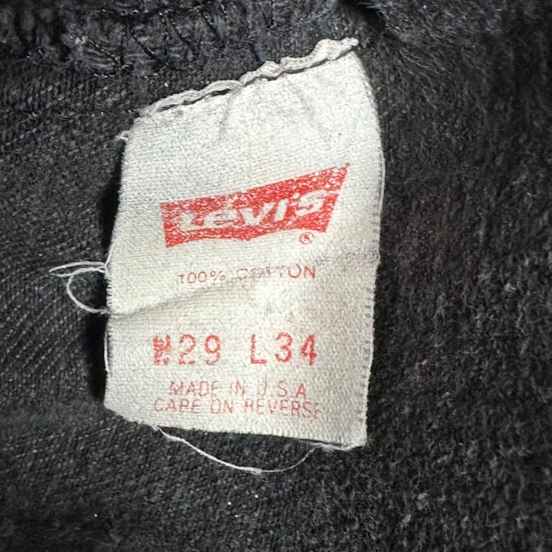 빈티지 90s 리바이스 501 블랙진 29 상품이미지4