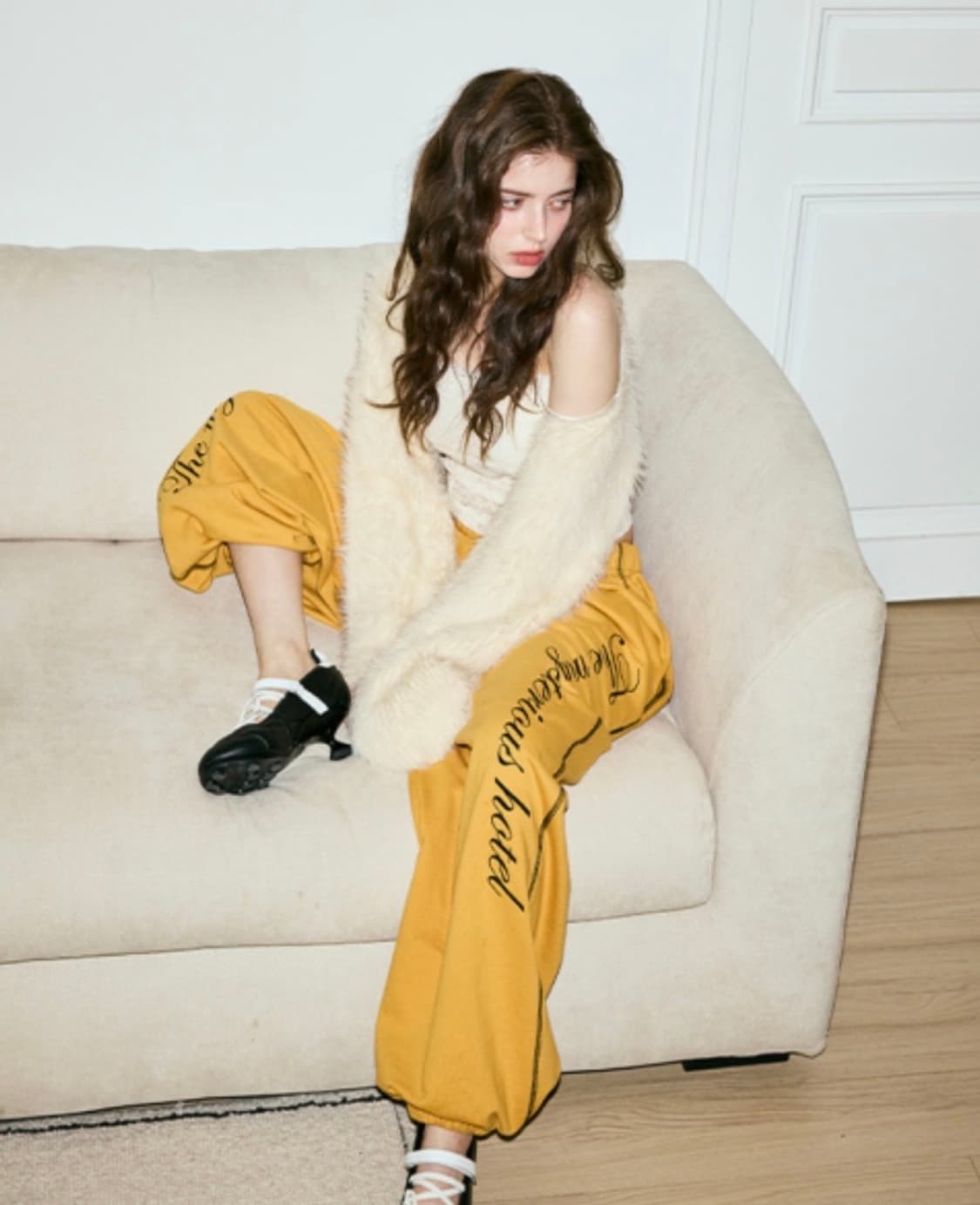 더미스테리어스호텔 크롭 퍼 볼레로 상품이미지5