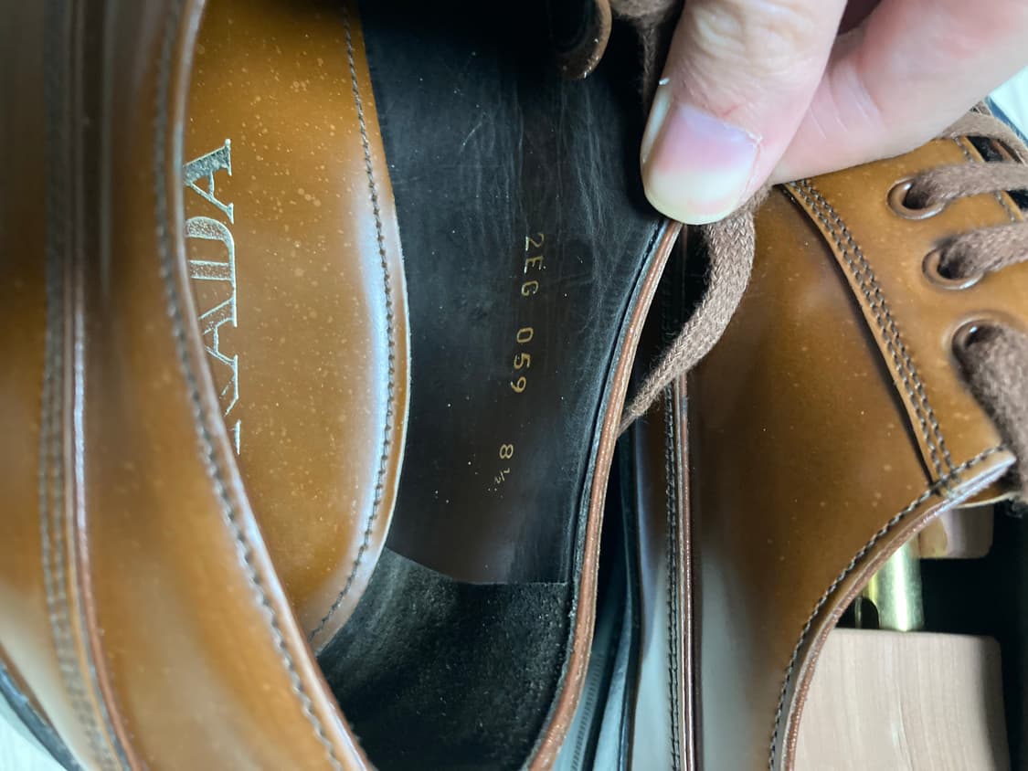 Prada 프라다 브라운 러버딥 러버솔 더비 로퍼  상품이미지5