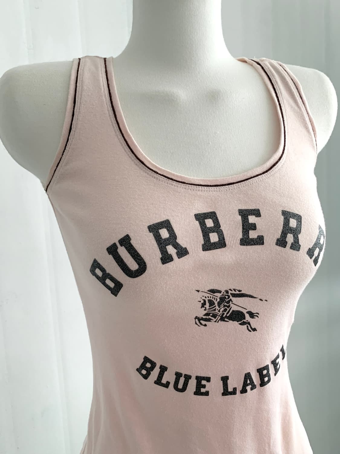 Burberry Baby Pink Brown Trim Sleeveless 상품이미지2