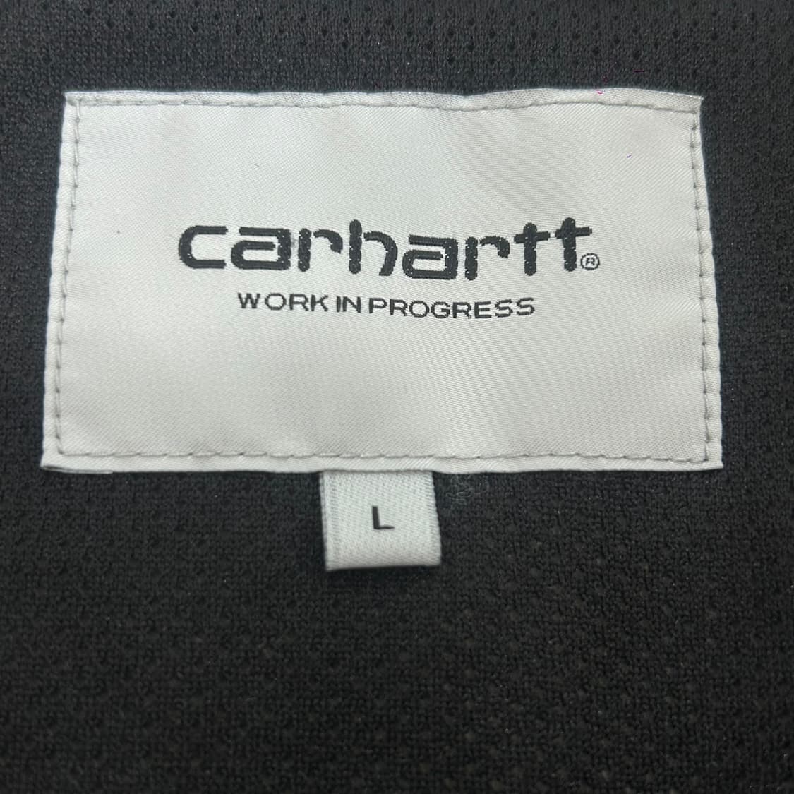 Carhartt 칼하트 블랙아이보리 배색 후리스 집업 상품이미지5