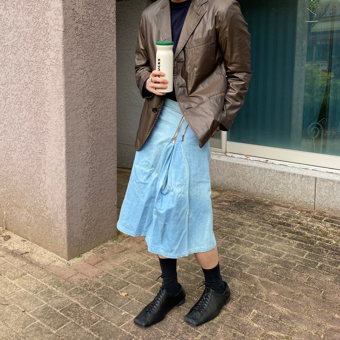 Bless smlxl denim skirt 상품이미지8