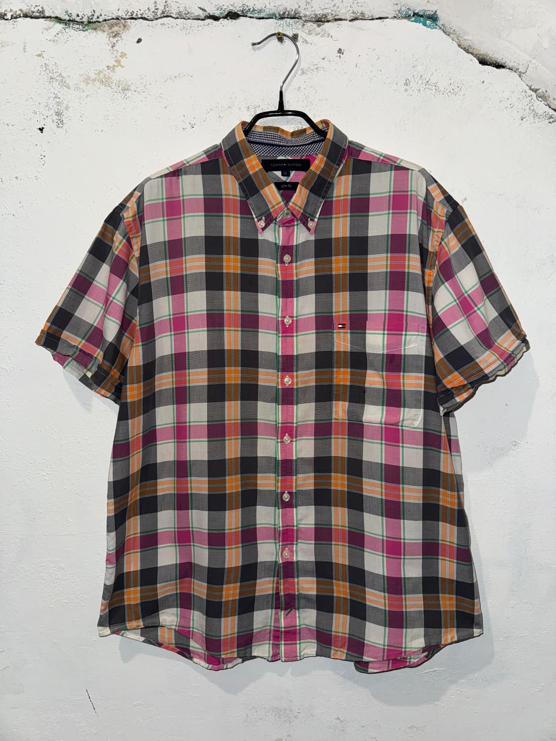 타미힐피거 멀티컬러 체크 셔츠 상품이미지1