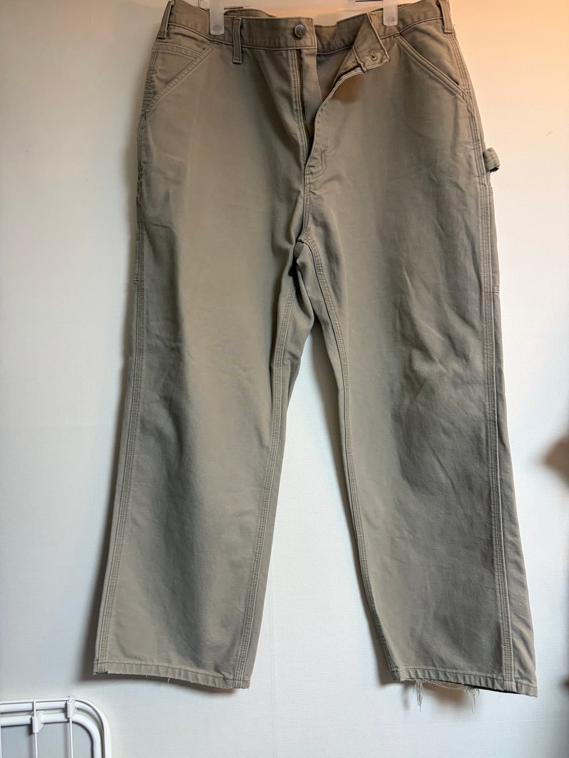 칼하트 워크 팬츠 베이지 38x30 상품이미지3