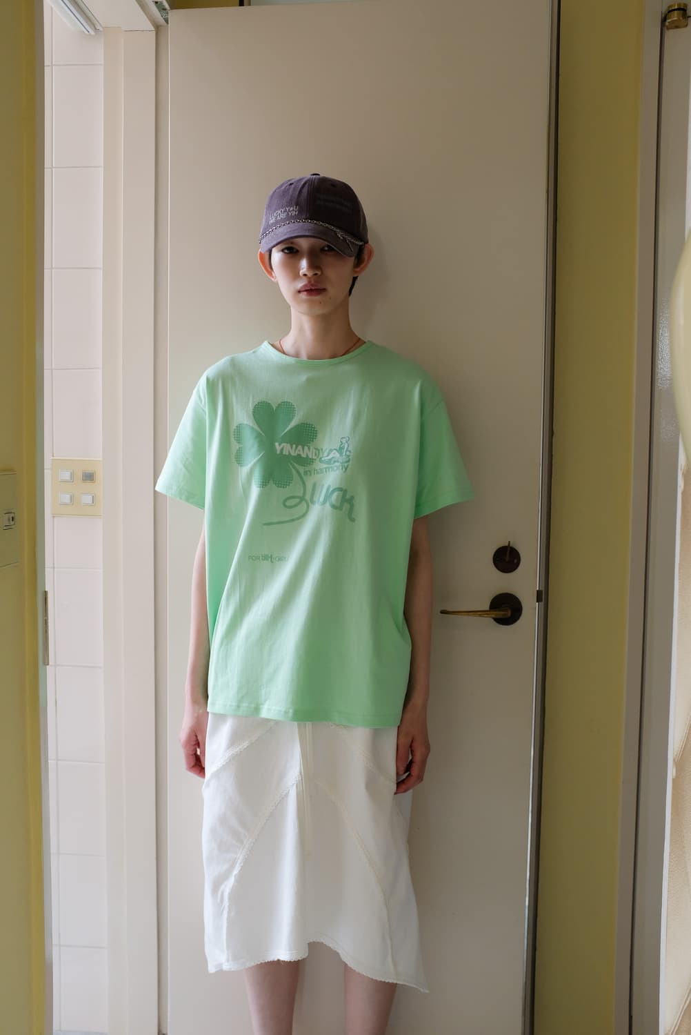 인앤양인하모니 YIH 티셔츠 라이트그린 t-shirt 상품이미지5