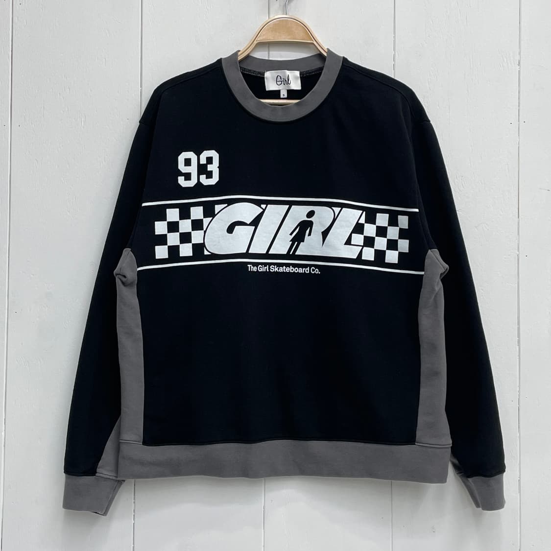 GIRL 스케이트보드 로고 맨투맨 상품이미지2