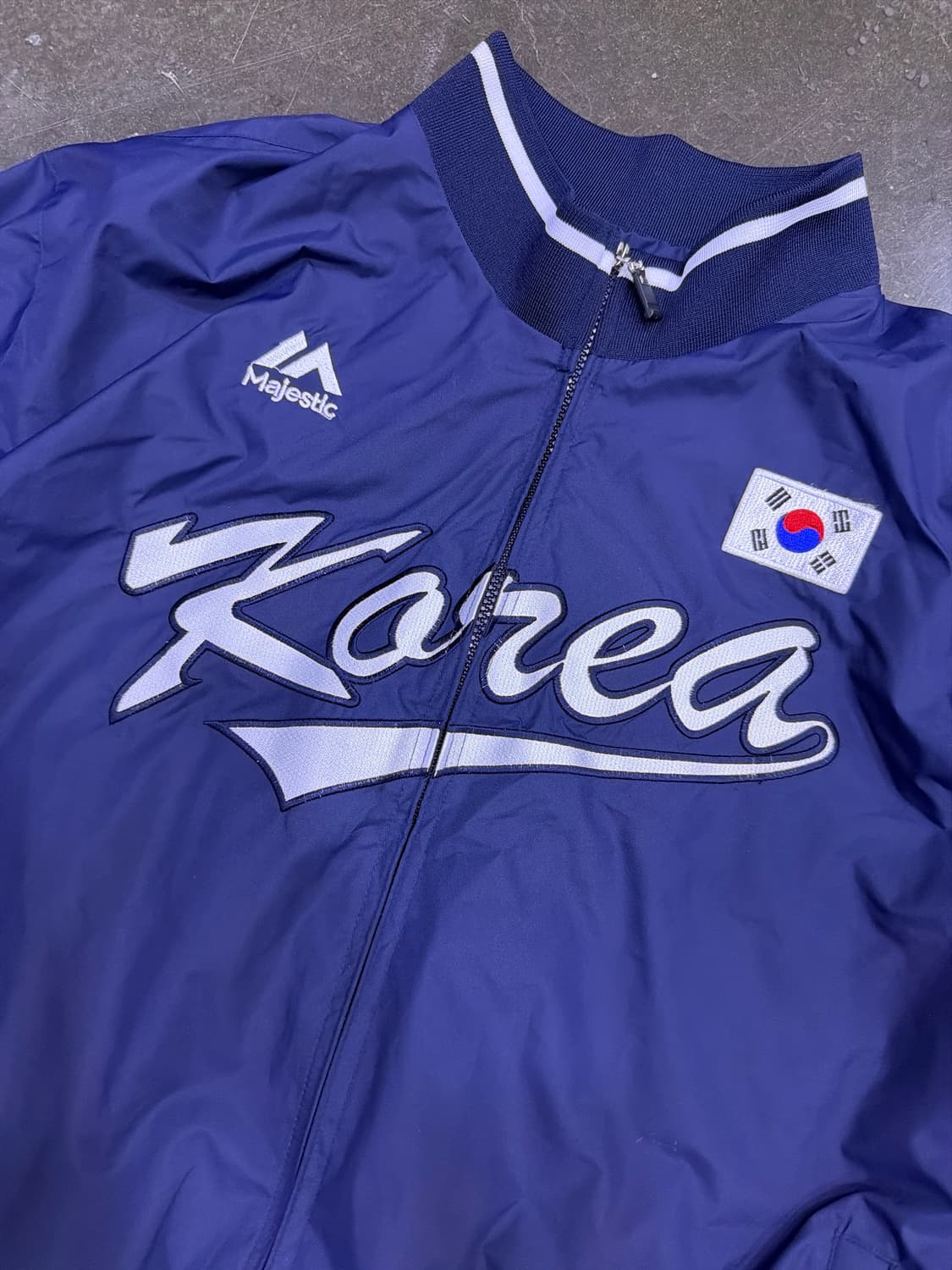 마제스틱 대한민국 야구 국가대표 WBC 봄버 윈드 점퍼 115 상품이미지3