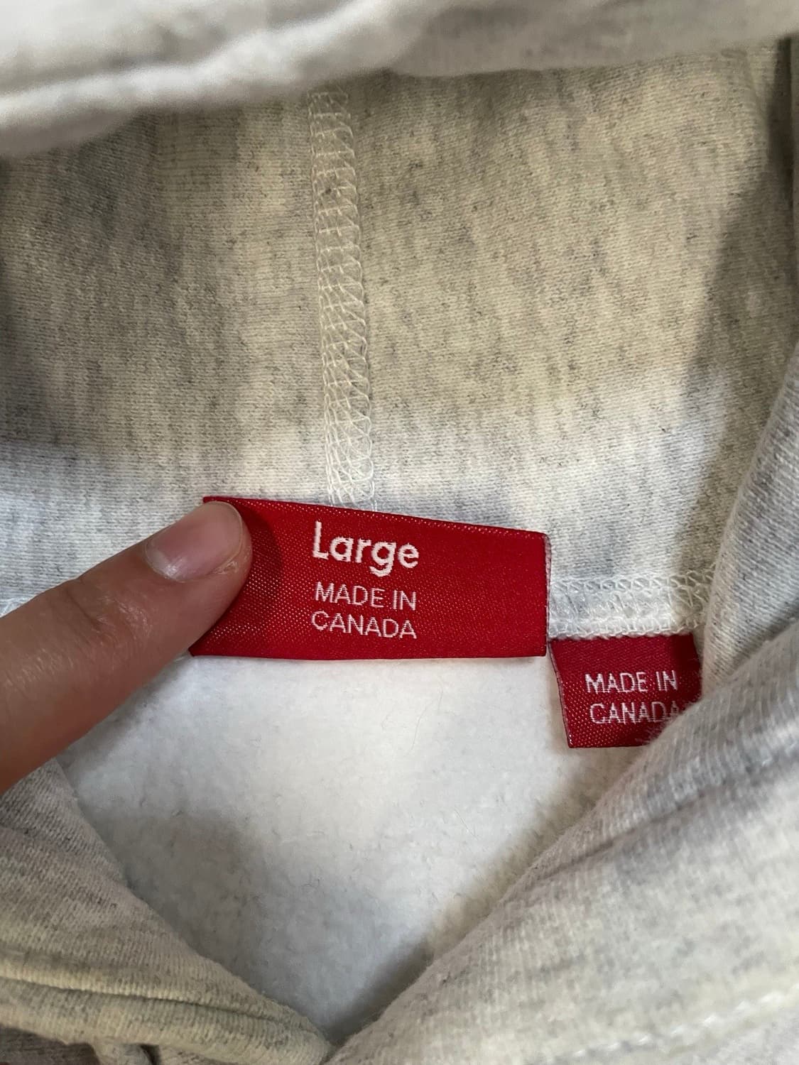 19FW 슈프림 더 모스트 후드티 애쉬 그레이 상품이미지3