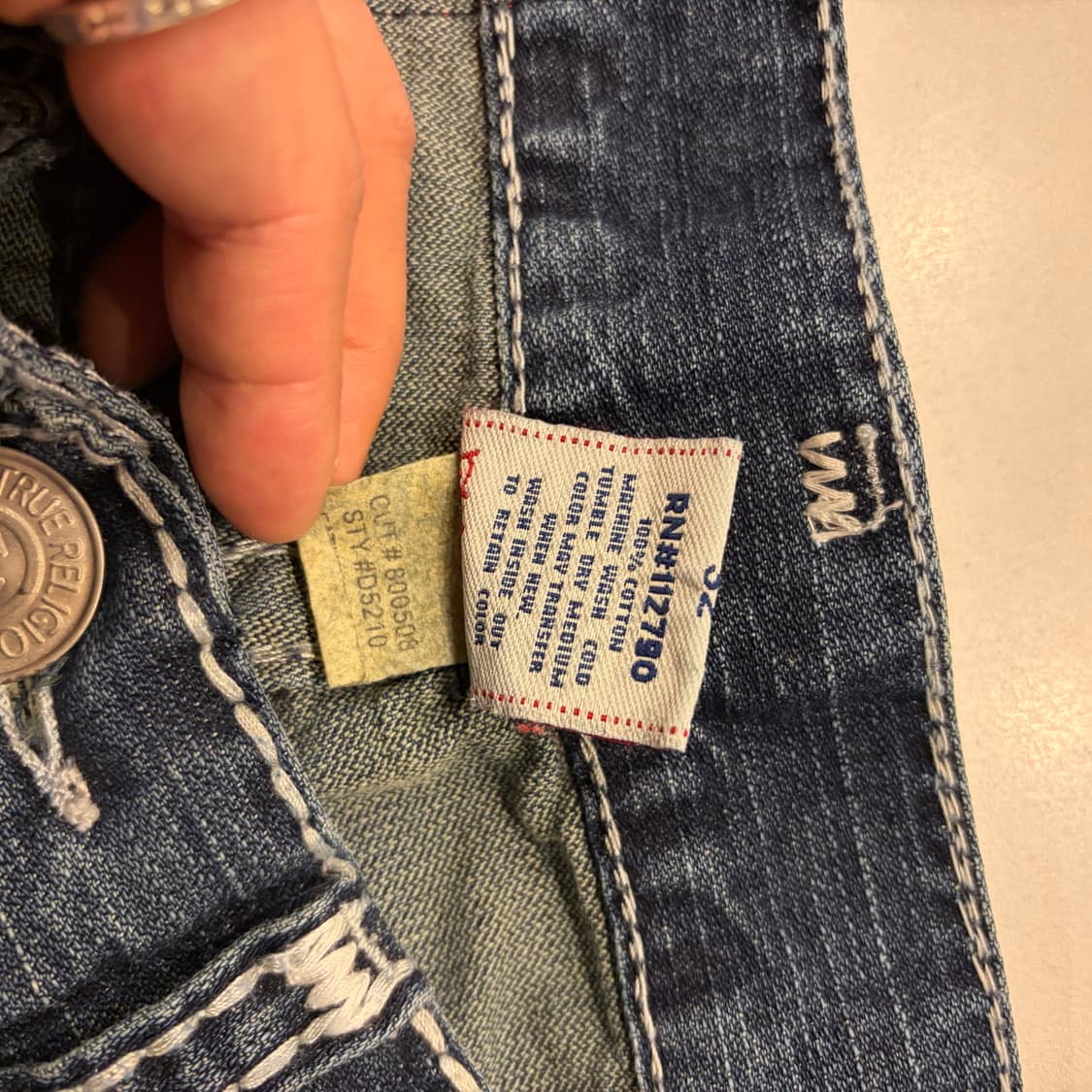 [32] 트루릴리젼 조이 데님 팬츠 청바지 B355 상품이미지9