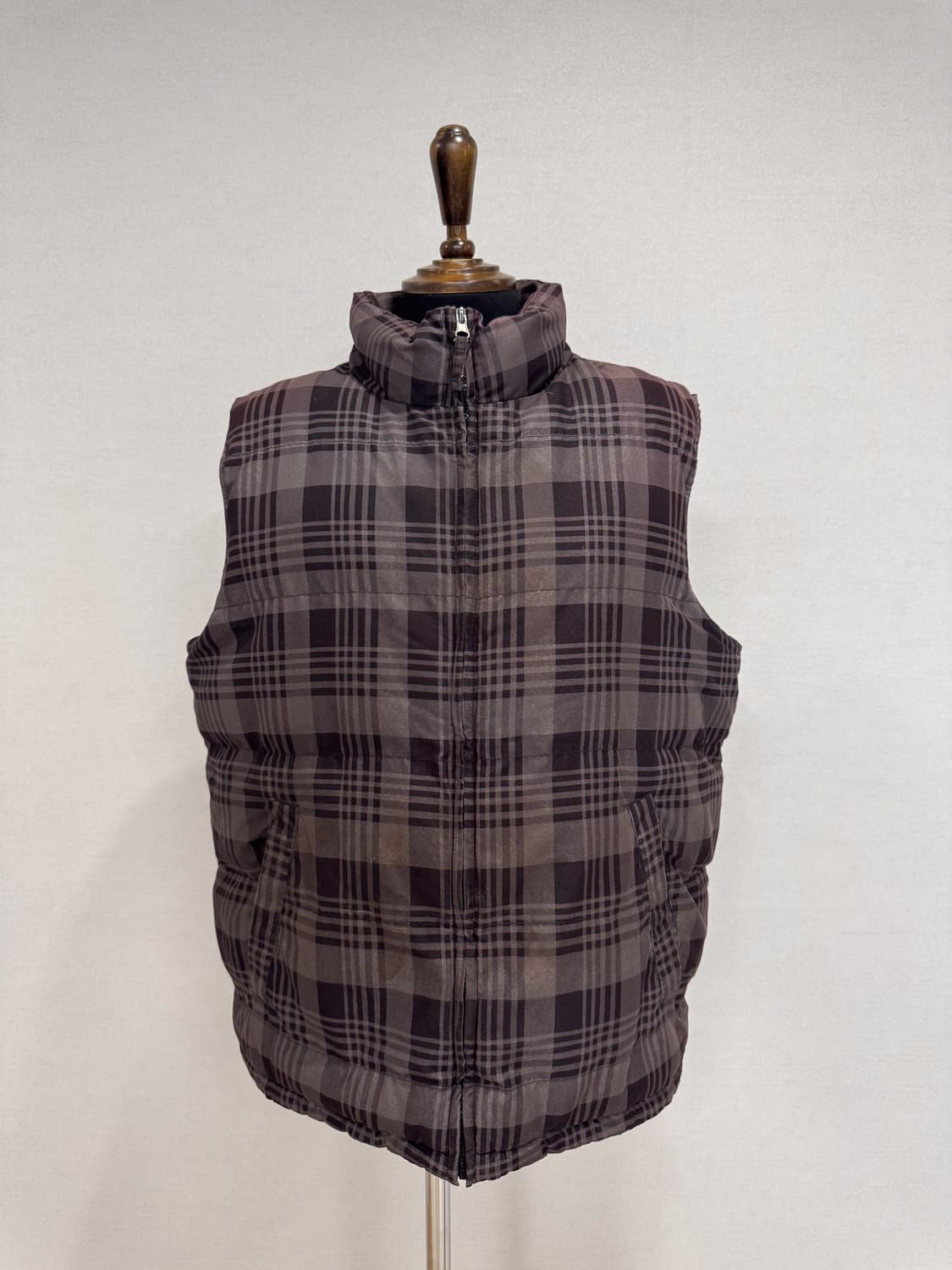 WEATHERPROOF 체크 패딩 베스트 상품이미지3