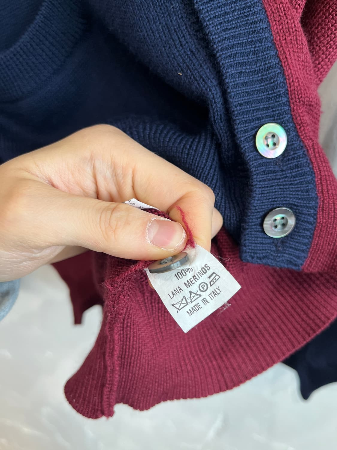 롱샴 메리노울 가디건50 Made in ITALY 상품이미지7