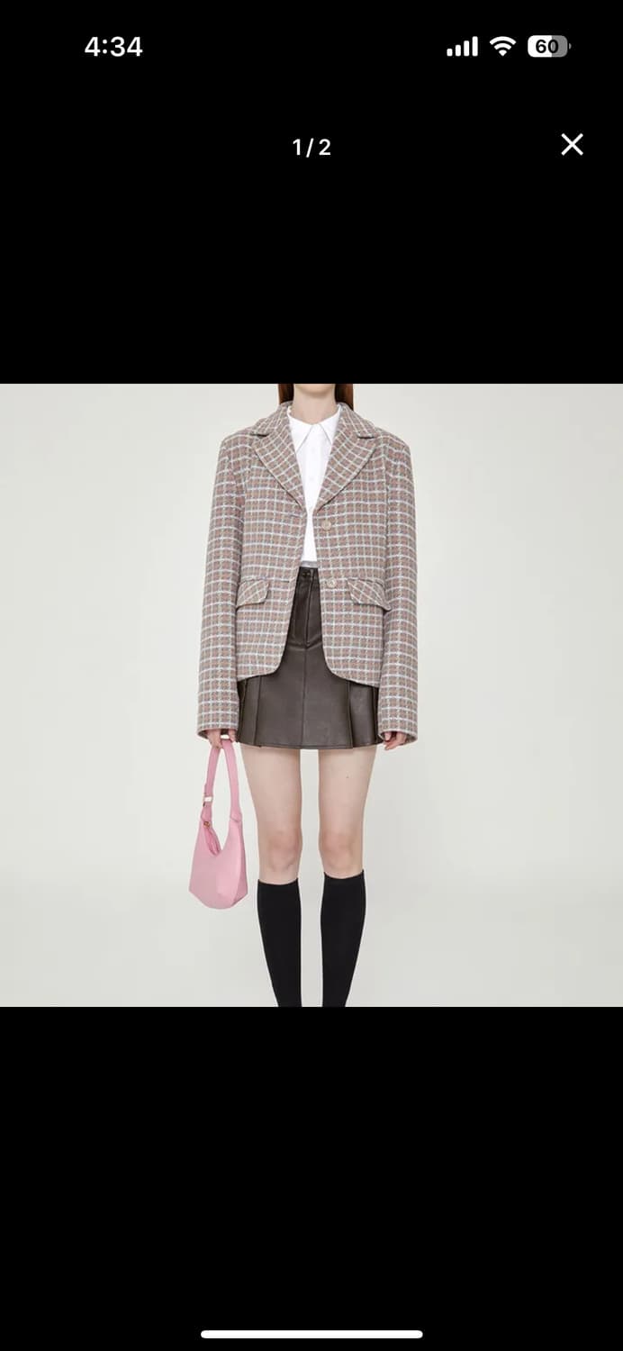 시티브리즈 울 체크 자켓 상품이미지4