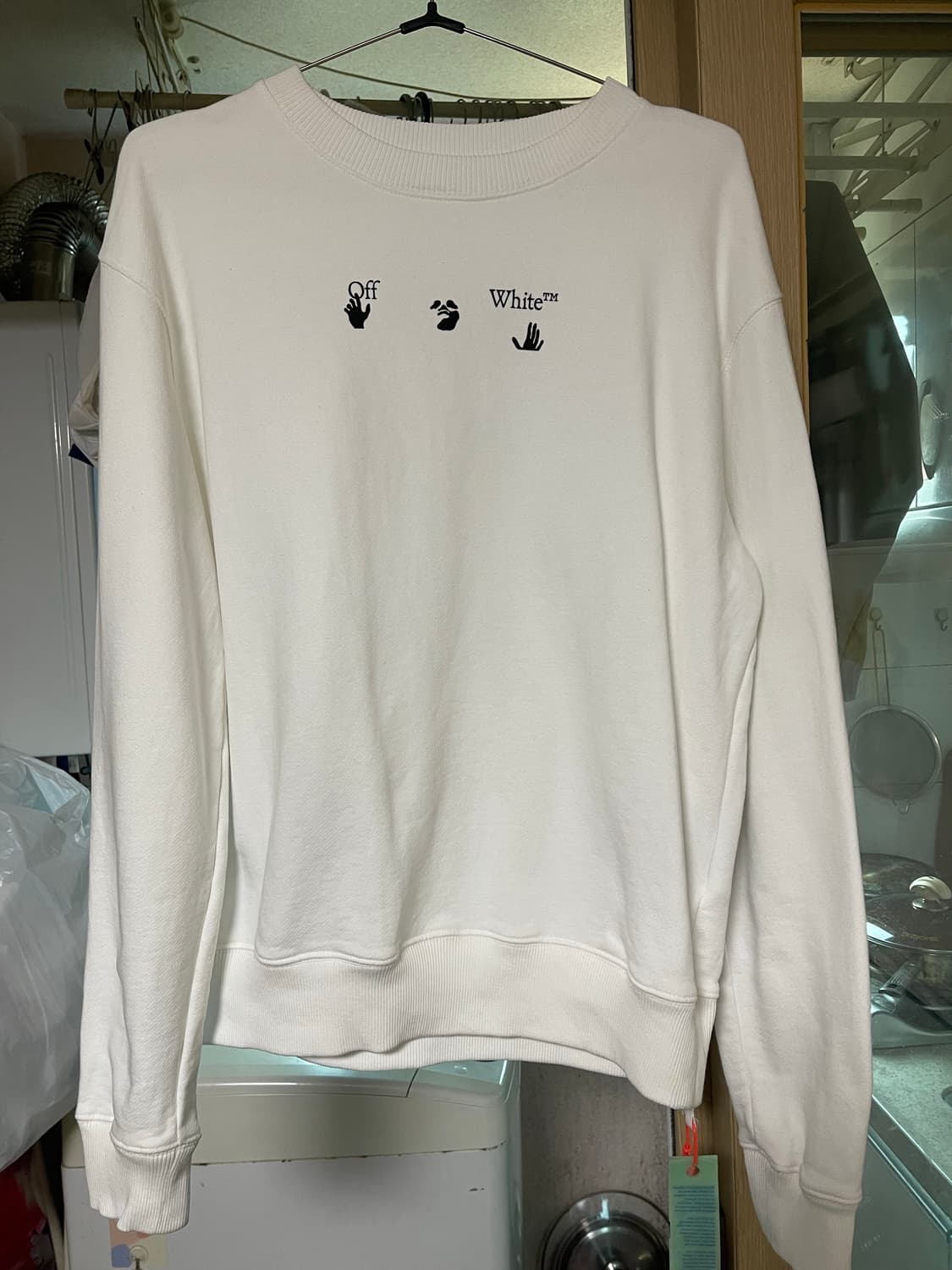 Off-White 오프화이트 화이트 맨투맨 상품이미지1