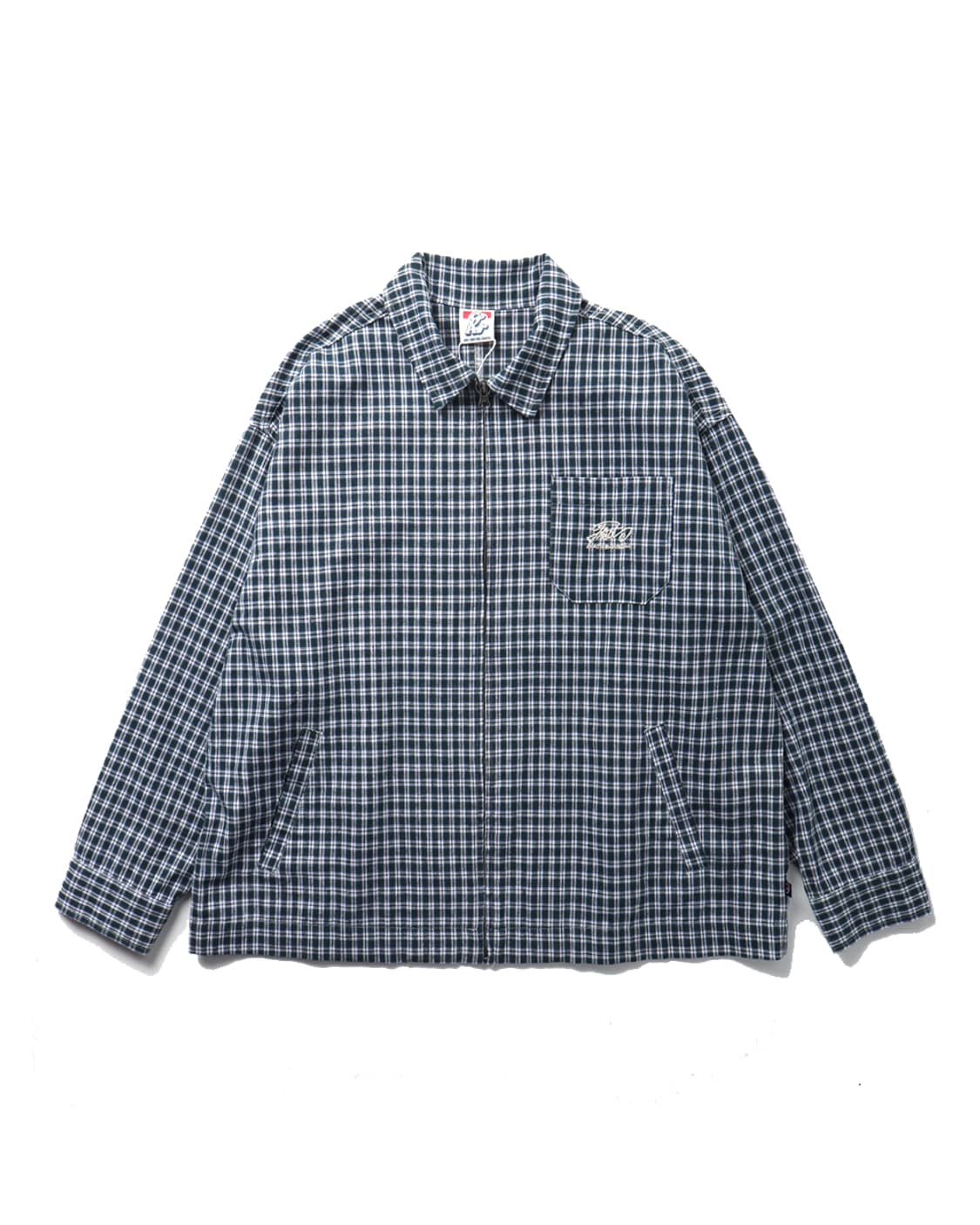 WHO'S WHO gallery Check Zip Coach Shirt 상품이미지1