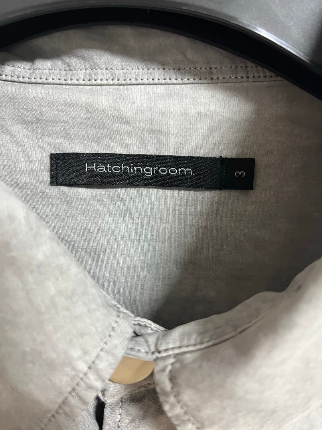 디키즈 x 해칭룸 뮤지엄 워크셔츠 Dyed Grey 상품이미지3