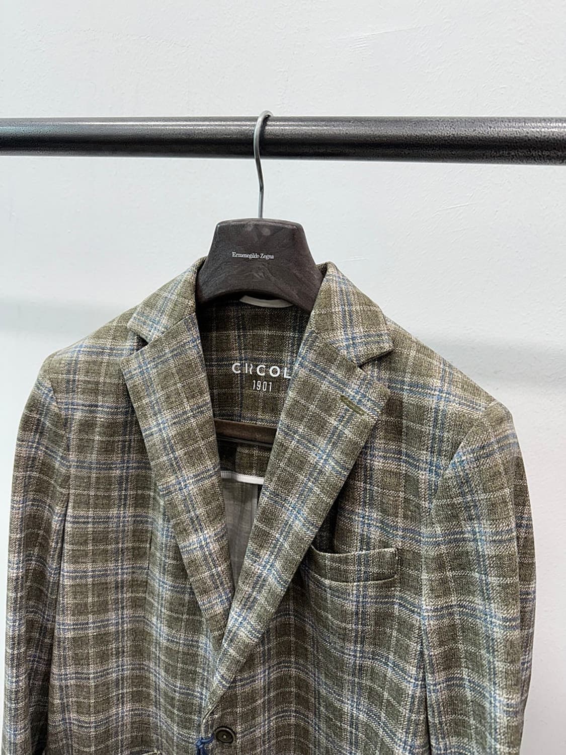 95) 치르콜로 체크 울자켓  상품이미지4