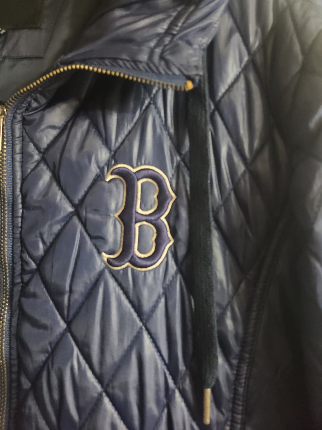 MLB 보스턴 퀼팅 후드 패딩 점퍼(100) 상품이미지2