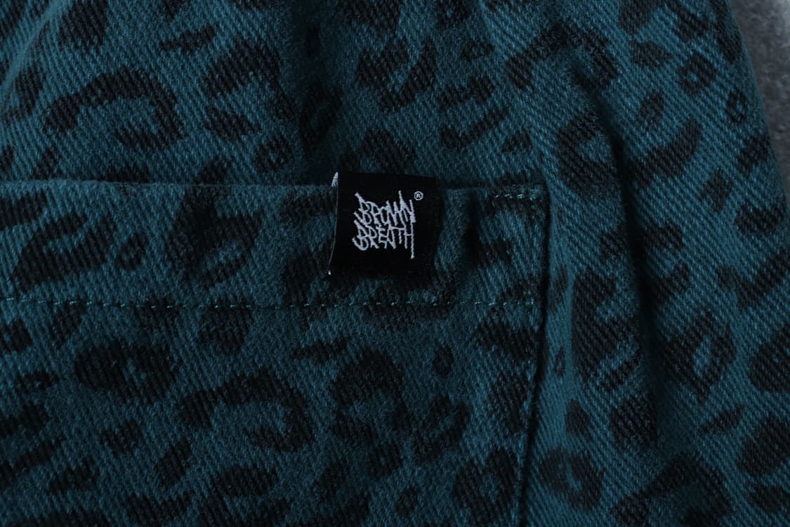 (L-XL) 브라운브레스 반바지 팬츠 버뮤다 레오파드 밴딩-P10121 상품이미지6