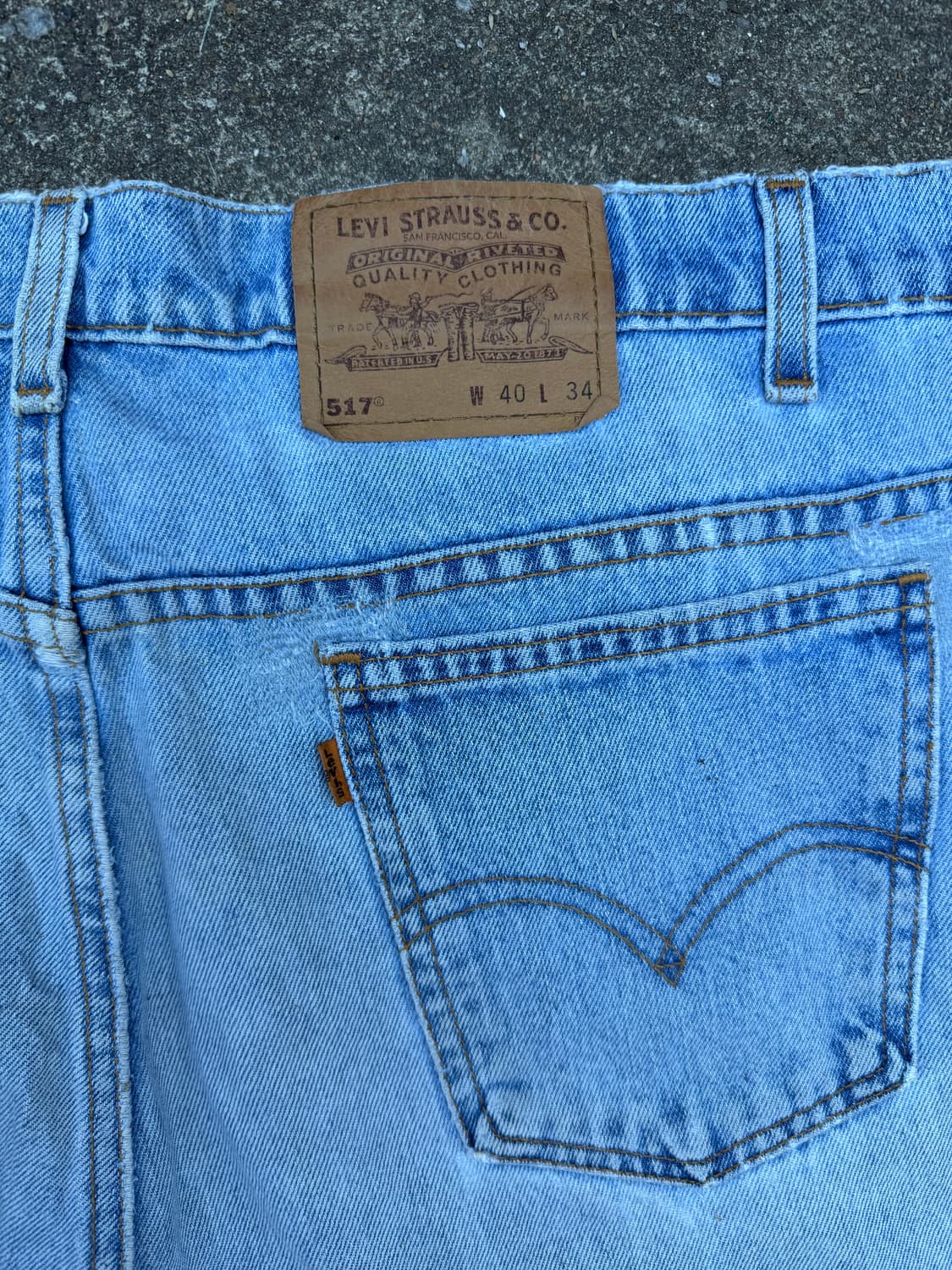 90s made in usa 리바이스 517 오랜지탭 상품이미지7