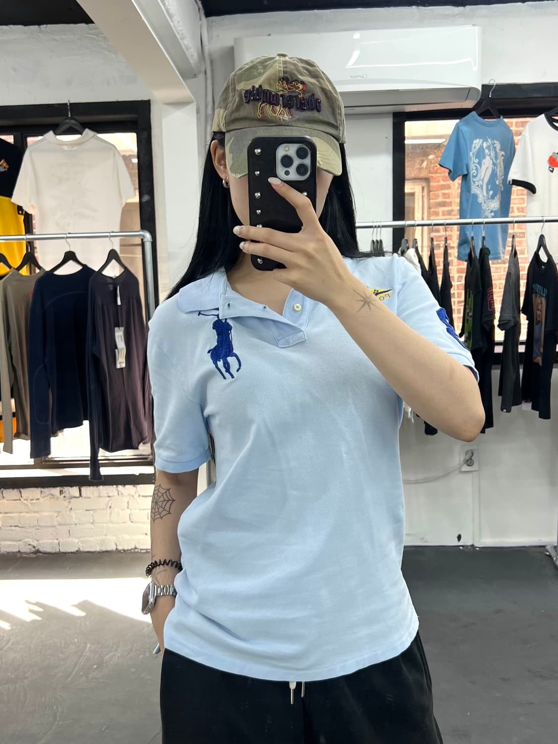폴로 랄프로렌 빅포니 소라 카라 티셔츠 상품이미지3